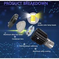 Gambar PROMO LAMPU LED LASER H4 H6 UNIVERSAL MATIC BEBEK SPORT UNIVERSAL LED LASER H4 DAN H6 HARGA SATUAN - BA20D 2Warna dari Accmotoshop undefined 2 Tokopedia
