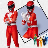 Gambar Pria Dewasa Wanita Perkasa Morphin Power Rangers Cosplay Kostum Halloween Pesta Mewah Superhero Jumpsuit - Red, Dewasa-S/M-160Terbatas - Yellow, Dewasa-XXXL190 dari Alphecca undefined 4 Tokopedia