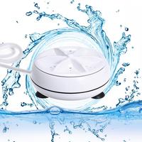 Gambar Mesin portabel Mesin Cuci Mini Portable Washing Machine Ultrasonic Mesin Putar Pencuci Pembersih Pakaian Dalam Kaos Kaki Handuk Piring - White dari Rumahbarangunik_NEW undefined 1 Tokopedia