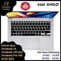 Gambar Keyboard Protector Cover Asus Vivobook 14 14X Pro LED 2022 A1402 N7401 - Transparant dari Trendy Store Solo undefined 1 Tokopedia