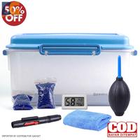 Gambar DRY BOX Medium + Cleaning Set Kotak Anti Jamur Kamera Lensa DryBox silica gell Anti Jamur Pembersih Biru Lens - Drybox dari DRIYO Electric City undefined 1 Tokopedia