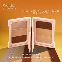 Gambar New ! Wardah Colorfit Hightlight Contour Palette 10,2 gr - Wardah Clrfit Hightlight Contour Palette 01 Light dari wawacosme undefined 3 Tokopedia