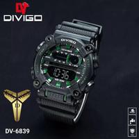 Gambar Jam tangan Pria Watch Divigo DV-6839 Digital Original Strap Rubber Tahan Air - Full Hitam dari Kobe Watch ID undefined 3 Tokopedia