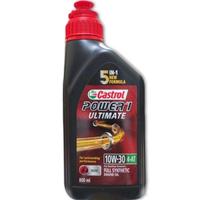 Gambar OLI MESIN MOTOR MATIC CASTROL POWER 1 ULTIMATE 10W30 0.8L 100% FULL SYNTHETIC - UTK SEMUA MOTOR MATIC HONDA YAMAHA SUZUKI VESPA PIAGGIO SYM dari SERAPHINE's BIKE APPARELS undefined 1 Tokopedia