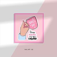 Gambar Hiasan Pajangan Dinding Walldecor Kuku Nail Art Eyelash Dekorasi Salon Kecantikan Kamar Cewek - WALL NAIL 2 dari ALATSULAMALISKOREA undefined 1 Tokopedia