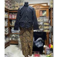 Gambar atasan baju beskap jogja baju adat tradisional jawa dewasa baju Pria Pengantin warna hitam polos - M dari Toko Jarik undefined 2 Tokopedia