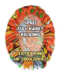 Gambar Sprei ukuran 200x200x25 extra King Size anti geser full karet keliling dengan bahan Katun disperse atau mikrotex tersedia motif karakter dan Bunga - Jungle grass, Full karet keliling dari Bumi Sprei Bintang Cahaya undefined 1 Tokopedia
