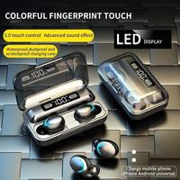Gambar TWS Headset Bluetooth F9-5 LED Wireless Earphone Bass with Power bank Built-in Microphone dari Laserba Shop undefined 3 Tokopedia