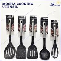 Gambar SHENAR SPATULA SET CENTONG / SPATULA STAINLESS / KITCHEN UTENSIL SET / MOCHA COOKING UTENSIL, SHENARCORNER168 - MOCHA 01P dari shenarcorner.168 undefined 1 Tokopedia