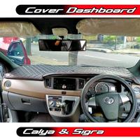 Gambar Cover Alas Dashboard Mobil Toyota Calya Daihatsu Sigra aksesoris car dasbor anti  slip - Hitam- benang hitam, Calya dari Bandung Jok Mobil undefined 3 Tokopedia