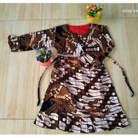 Gambar PAKET HEMAT 3 psc Gamis Muslim Batik Anak Perempuan SIZE XXL Umur 9-10  tahun RANDOM Katun Bunga Baju Nyaman Renda Harian Variasi dari Batikputrisheena undefined 4 Tokopedia