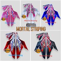 Gambar STICKER FULL SET STRIPING LIS BODY MOTOR BEAT KARBU TAHUN 2010 2011 ALL VARIAN WARNA STANDAR - MERAH dari Mortal Striping undefined 1 Tokopedia