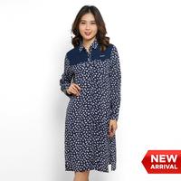 Gambar Cressida Ladies Blouse Tunik Wanita Navy - LLTAL.CB736Y dari Cressida undefined 1 Tokopedia