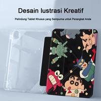 Gambar Cute Cartoon 3+Y Fold Anti-Bend Shockproof Full Coverage Tablet Case with Pencil Slot for iPad gen 10 iPad Air 5 Air 4 iPad Gen 9 Case for iPad Pro 11 12 9  Air 6 2024 10"2 8th 10th 9.7”2024 Pro13”mini6/7 8.3" - HD057, Air1/2 Gen 5/6-9.7" dari LGEE CASE undefined 4 Tokopedia