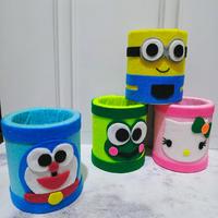 Gambar Prakarya / Kerajinan Tempat Pensil dari kain flanel - Doraemon dari RevaldiStore06 undefined 2 Tokopedia