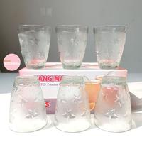 Gambar G206 [6 PCS] GELAS KACA GELAS MINUM GELAS KOPI GELAS MURAH GELAS SOUVENIR GELAS WARTEG BINTANG MAWAR Merah - MAWAR, MERAH+double bubble dari GoodKitchens undefined 3 Tokopedia