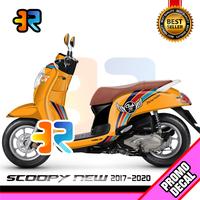 Gambar Sticker Decal Motor Honda SCOOPY NEW 2017-2020 Motif DESIGN CLUB Striping Full Body - Abu Abu dari Er Decal Sticker undefined 1 Tokopedia