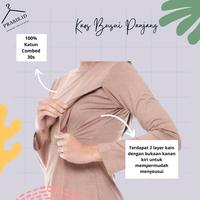 Gambar 1 pcs KAOS BUSUI POLOS PANJANG KATUN COMBED / BAJU BUSUI POLOS PANJANG MURAH / HARGA GROSIR - Hitam, XS dari prasis.id undefined 1 Tokopedia