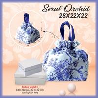 Gambar Tas Goodie Bag Spundbond tas berkat kotak nasi 20 tas hajatan serut motif 28x22x22 - putih biru dari DAY JUNIOR_NEW undefined 1 Tokopedia