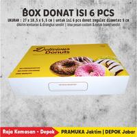 Gambar Box Donat Isi 6 Ivory Motif (isi 50pcs) dari Raja Kemasan undefined 4 Tokopedia