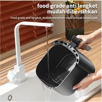 Gambar HAN RIVER Air Fryer 3.5L Low Power pink 500 Watt - GARANSI RESMI - green dari Han River Banjarmasin undefined 4 Tokopedia