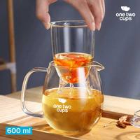 Gambar Kaozelo Teko Teh Kaca Saringan Tahan Panas Api Infuser Teapot - K77 - Transparan, 600ml dari Kaozelo undefined 1 Tokopedia