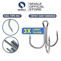 Gambar WHALE  - Hook Kail Pancing Treble Zeus GT Warna Silver 1pcs - TRIBLE 2#/1pcs dari WHALE OFFICAL SHOP undefined 1 Tokopedia