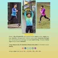 Gambar Tiento Best Seller Jersey Running Anti UV Baju Olahraga Lari Pria Lengan Panjang Kaos Dryfit Long Sleeve Men Xceleration - BLUECANYON, XL dari TIENTO INDONESIA undefined 4 Tokopedia