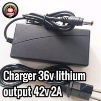 Gambar Charger 36v lithium output 42v 2A scooter listrik exotic inokim light fiido dyu himo cas batre 18650 casan skuter elektrik sepeda listrik sparepart spare part onderdil suku cadang berkualitas Metal Outdoor dari BIG LUCKY DAY undefined 5 Tokopedia