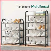 Gambar Paus Biru - Rak Sepatu 4/5 Susun Plastik | Serbaguna Aesthetic | Bongkar Pasang Cabinet rak  tas - Susun 5-Hitam dari Paus Biru Indonesia undefined 2 Tokopedia