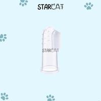 Gambar Sikat Gigi Odol Kucing Pembersih Karang Penghilang Bau Mulut Perawatan Grooming - Sikat Gigi Jari dari STARCAT undefined 4 Tokopedia