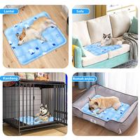 Gambar Kasur dingin untuk hewan peliharaan/Kasur anjing / kasur kucing / Kasur Pendingin untuk Hewan Peliharaan Pendinginan hewan peliharaan/ tempat tidur hewan peliharaan - Biru, XL(30-60KG，60 * 90cm dari Gudang besar_NEW undefined 2 Tokopedia