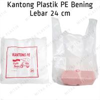 Gambar Kantong Plastik PE Bening Lebar 24 cm Isi 50 pcs Kresek Transparan Default Spesifikasi dari Mitra Plastik undefined 1 Tokopedia