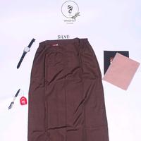 Gambar Seragam Rok SMA Span Belah 1 Pramuka-Coklat - L4 dari Seragam silvi collection undefined 1 Tokopedia