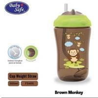 Gambar Baby Safe Cup with Weighted Straw 300ml FS405 - Botol Minum Sedotan Bayi Anak Latihan Minum Sedotan Anti Sedak - Boy dari Pumpkin Babies undefined 4 Tokopedia