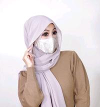 Gambar Pashmina Masker Nonnetedy - Mocca dari Princess by Nonnetedy Hijab undefined 3 Tokopedia