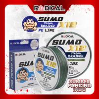 Gambar Radical Senar Pancing Sumo X12 300M Dark Green Tali Pancing PE Kepang Braid - #3.5 (54lbs) 0.32mm dari Sumber Pancing Indonesia undefined 1 Tokopedia