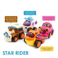 Gambar Mainan Edukasi Anak Bayi Mobil Mobilan Pullback Inersia Kereta Pesawat Truk - Mobil dari Toko Papin undefined 3 Tokopedia