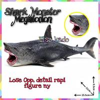 Gambar Mainan Dinosaurus Jurassic Dino Park World Megalodon Shark Hiu Figure - New BigLodon dari ELSA KADO STORE undefined 3 Tokopedia