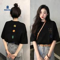 Gambar NASA IDOL T-shirt Baju Kaos Oversize Wanita Dewasa Distro Keren Premium Lengan Pendek Atasan Kekinian C083 - Putih, S dari NASA IDOL_NEW undefined 1 Tokopedia