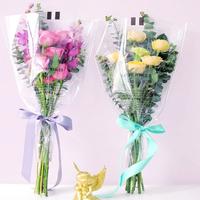 Gambar MGM Plastik Wrapping Mini Buket Mawar  Plastik Bungkus Bunga Bunga Tangkai Artificial Ecer Per Pcs Satuan KB6153 - 153 VIT ORANGE dari flowershoneymall undefined 5 Tokopedia