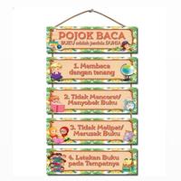 Gambar Dekorasi 5 Susun Tema Pojok Baca Sekolah Kelas Tipe Gantung Tali Motif SSP/ Pajangan Kelas/ Hiasan kelas/ Hiasan Sekolah - SSp-1 dari riannapsy undefined 1 Tokopedia
