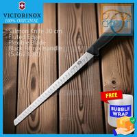 Gambar Victorinox Salmon Knife 30 cm (Fluted Edge, Flexible Blade) with Black Fibrox Handle (5.4623.30) dari Bursa Dapur Mall undefined 4 Tokopedia