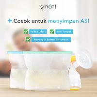 Gambar Smatt Vacuum Silicone Bag - Zip Lock Food Bag Silikon Tempat Makanan Breastmilk Storage Kantong Asi - Merah dari Smattofficial undefined 3 Tokopedia