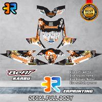 Gambar Decal Beat Karbu Stiker Full Body Variasi Desain Hoonigan Kera Motorcycle - 1, Vynil + Laminasi dari Ershop.2nd undefined 5 Tokopedia