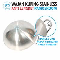 Gambar Calypso Wajan 43Cm Kuali Wajan Penggorengan Stainless Steel Ukuran 43cm Anti Lengket - 75 CM dari pamosroom undefined 5 Tokopedia