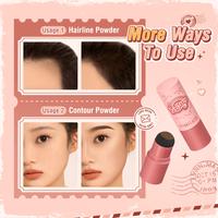 Gambar [Official] [BPOM]PINKFLASH Waterproof Eyebrow Powder Cushion Stamp with 10 Reusable Stencil Set 1-Step Shaping 4 Shades - GB01 (GREY BLACK) dari PINKFLASH STORE undefined 4 Tokopedia