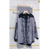 Gambar CRTYM Oneset ym1 motif batik printing kemeja celana panjang #Setelan #tiktokshop #outfit #oneset Baju Setelan Silk Wanita Kulot Atasan Kotak - ivory cream dari yimie.fashion undefined 5 Tokopedia