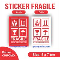 Gambar Sticker Fragile 4 icon 5x7 FRAGILE RIGHT SIDE GLASS UMBRELLA Stiker Pengiriman dari Pusat Grosir Eceran undefined 1 Tokopedia