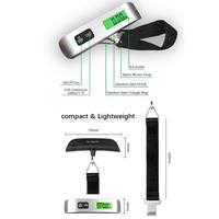Gambar Vinnatsu-50KG Timbangan Koper  Timbangan Koper Electronic Silver Timbangan Koper Electronic Timbangan Koper Digital Gantung LCD Display Digital Elektronik Travel Lugagge Scale Bagasi Tas dari Vinnatsu undefined 3 Tokopedia